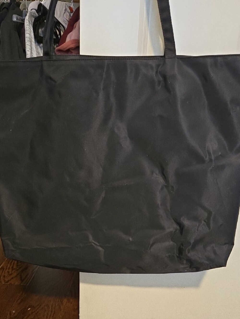 Esprit Black Tote with White Logo - Picture 2 of 2